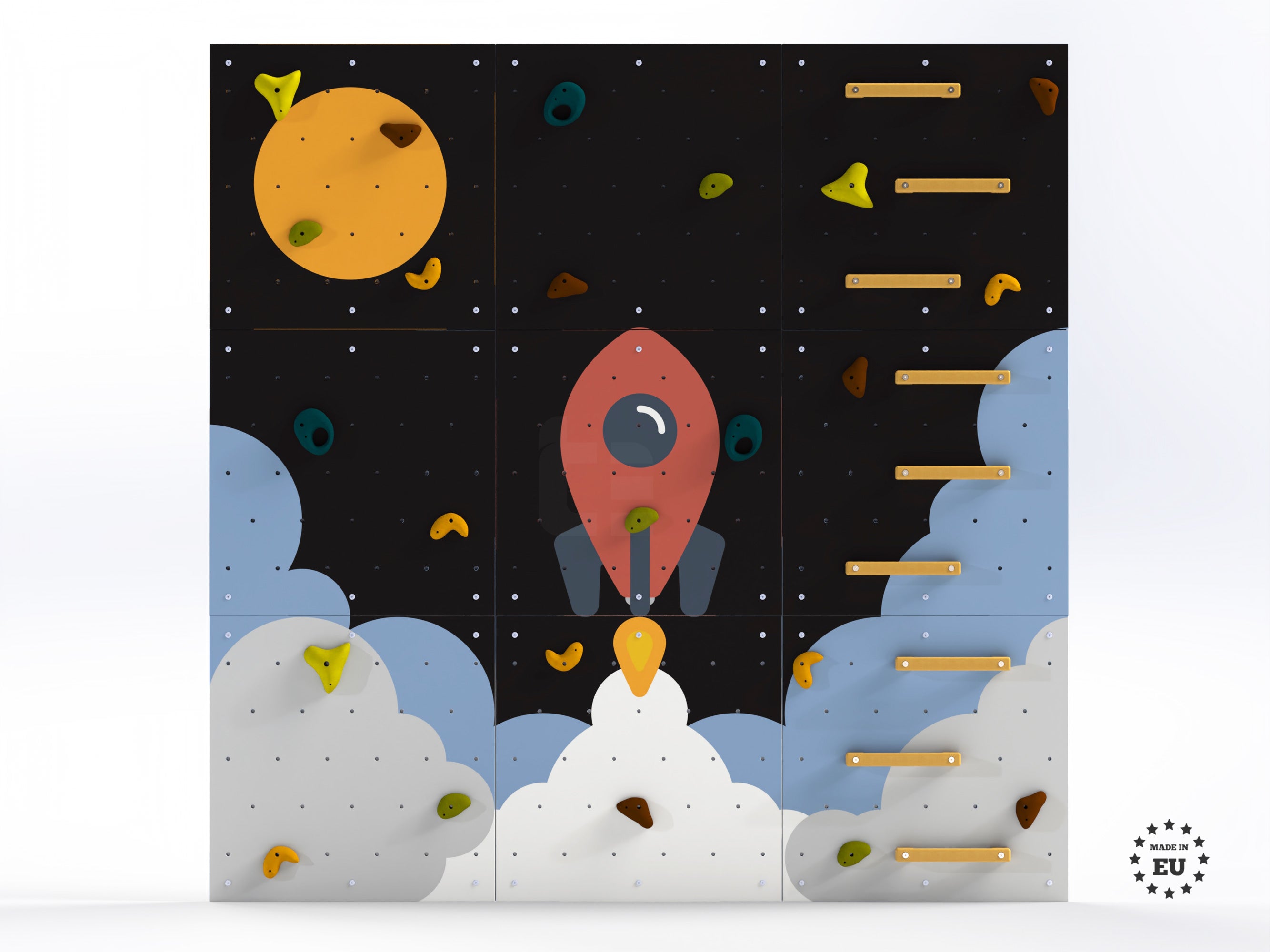 Indoor climbing wall for kids LEZUN - Rocket V1