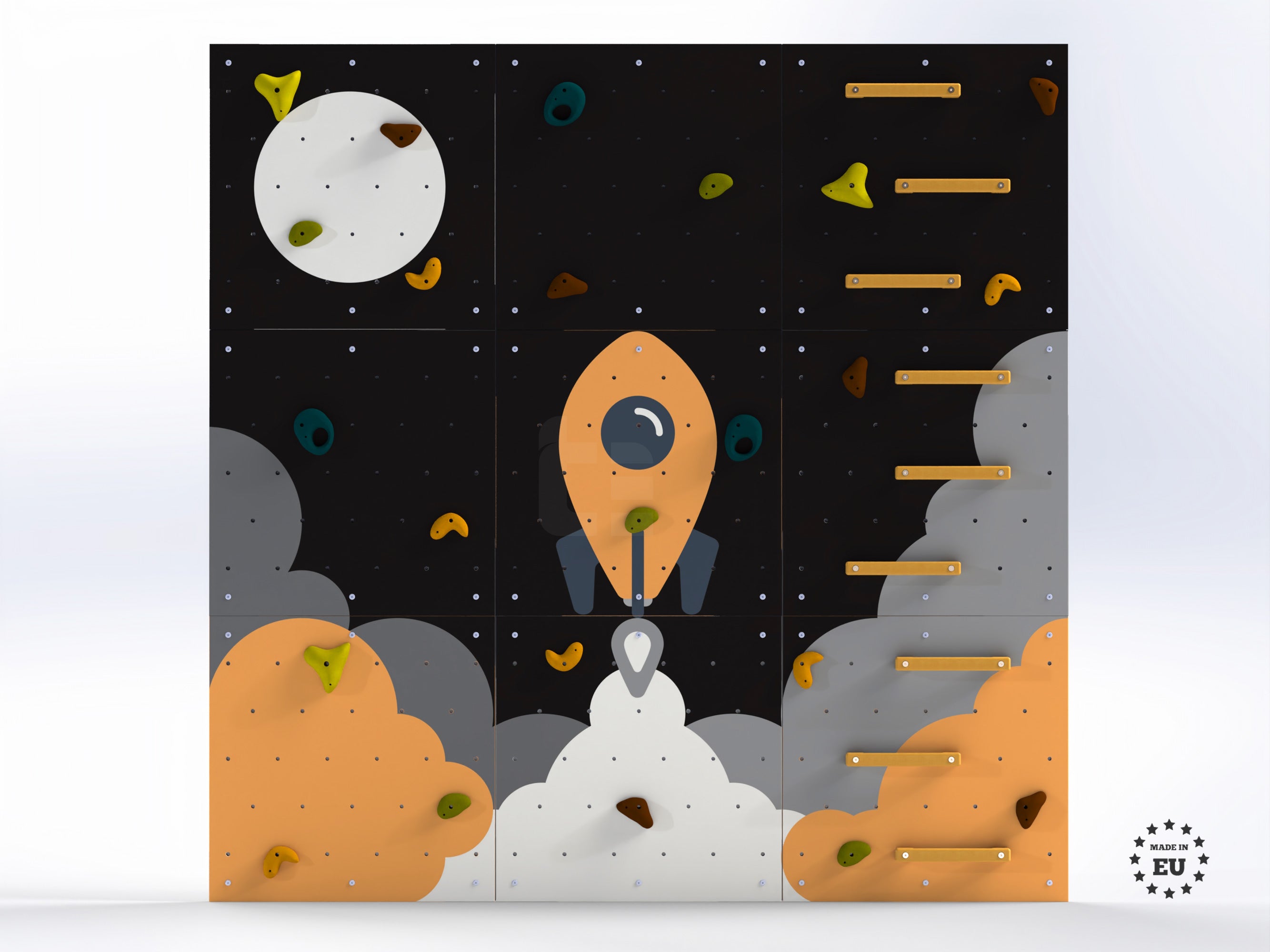 Indoor climbing wall for kids LEZUN - Rocket V1