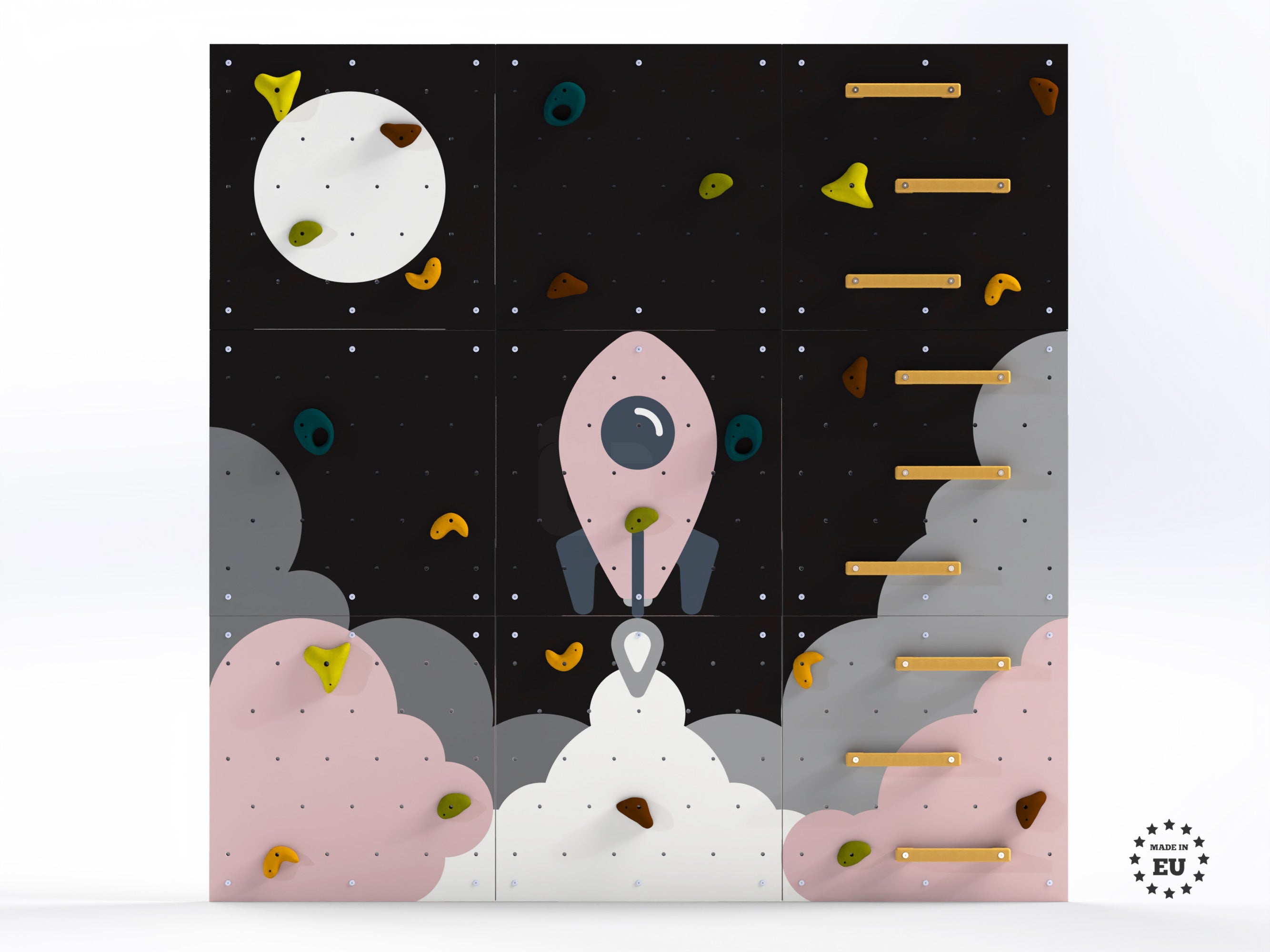 Indoor climbing wall for kids LEZUN - Rocket V1