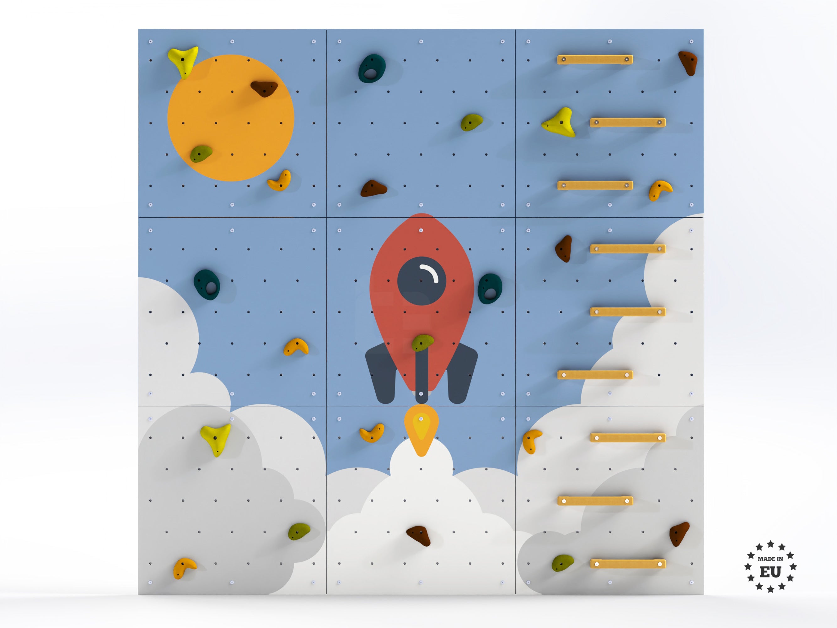 Indoor climbing wall for kids LEZUN - Rocket V1