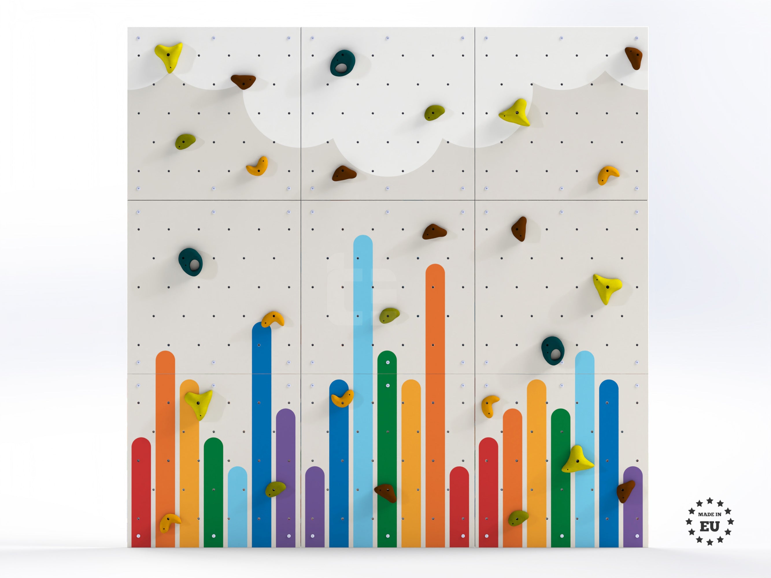 Indoor climbing wall for kids LEZUN - Rainbow V1