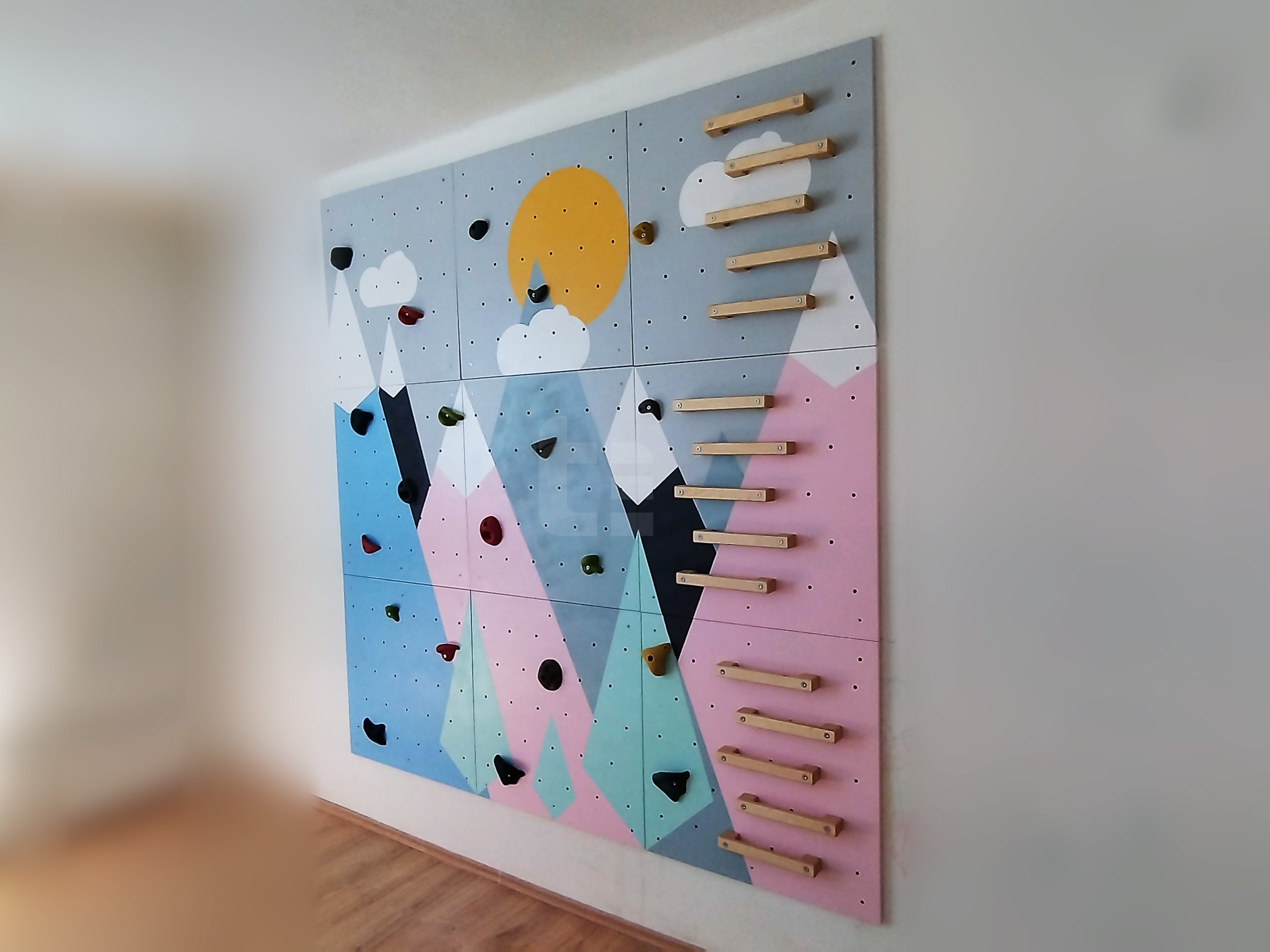 Indoor climbing walls