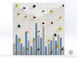 Indoor climbing wall for kids LEZUN -  Rainbow V1